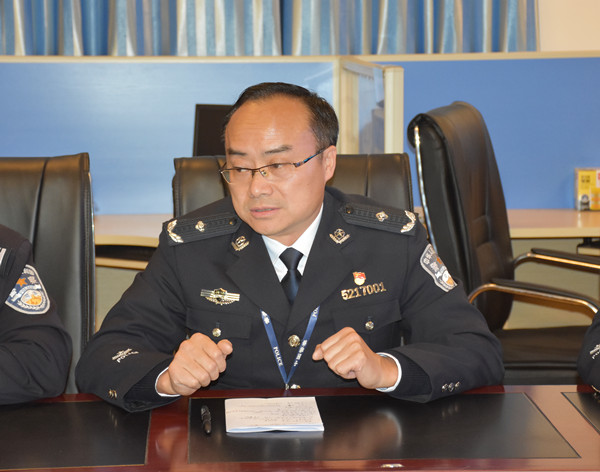 沈志江政委作表态发言