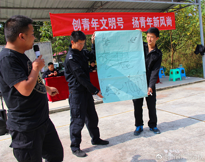 说出我们画作的含义：我们的铁拳警魂！