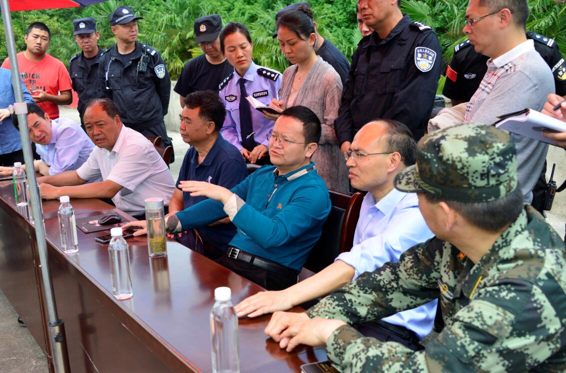 省委政法委副书记张涛检查大练兵大比武大演练集训工作