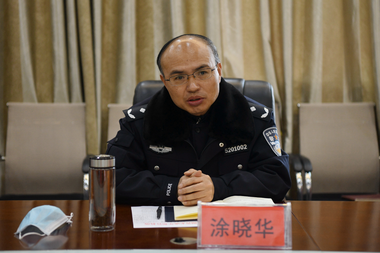 涂晓华政委一行到省未管所开展专项督导检查